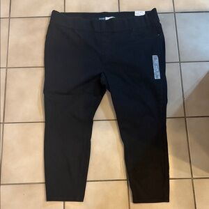 Old Navy Black Rockstar Super Skinny Jeggings